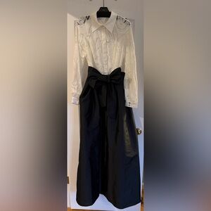 Rickie Freeman for Teri Jon Organza Burnout and Taffeta Gown